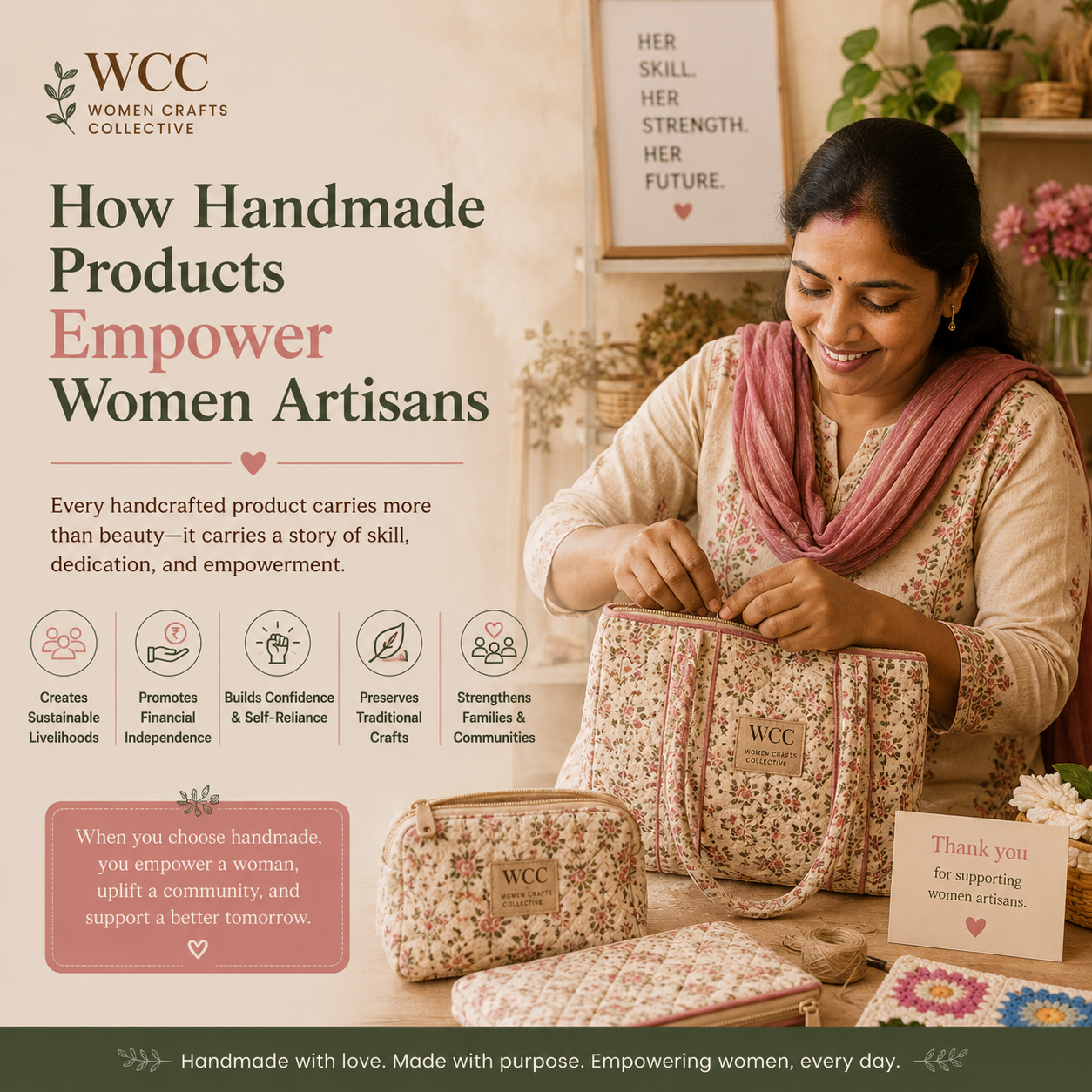 How Handmade Products Empower Women Artisans