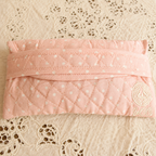 Blush Polka Quilted Sunglasses Case