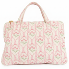 Blush Garden Quilted Laptop Bag