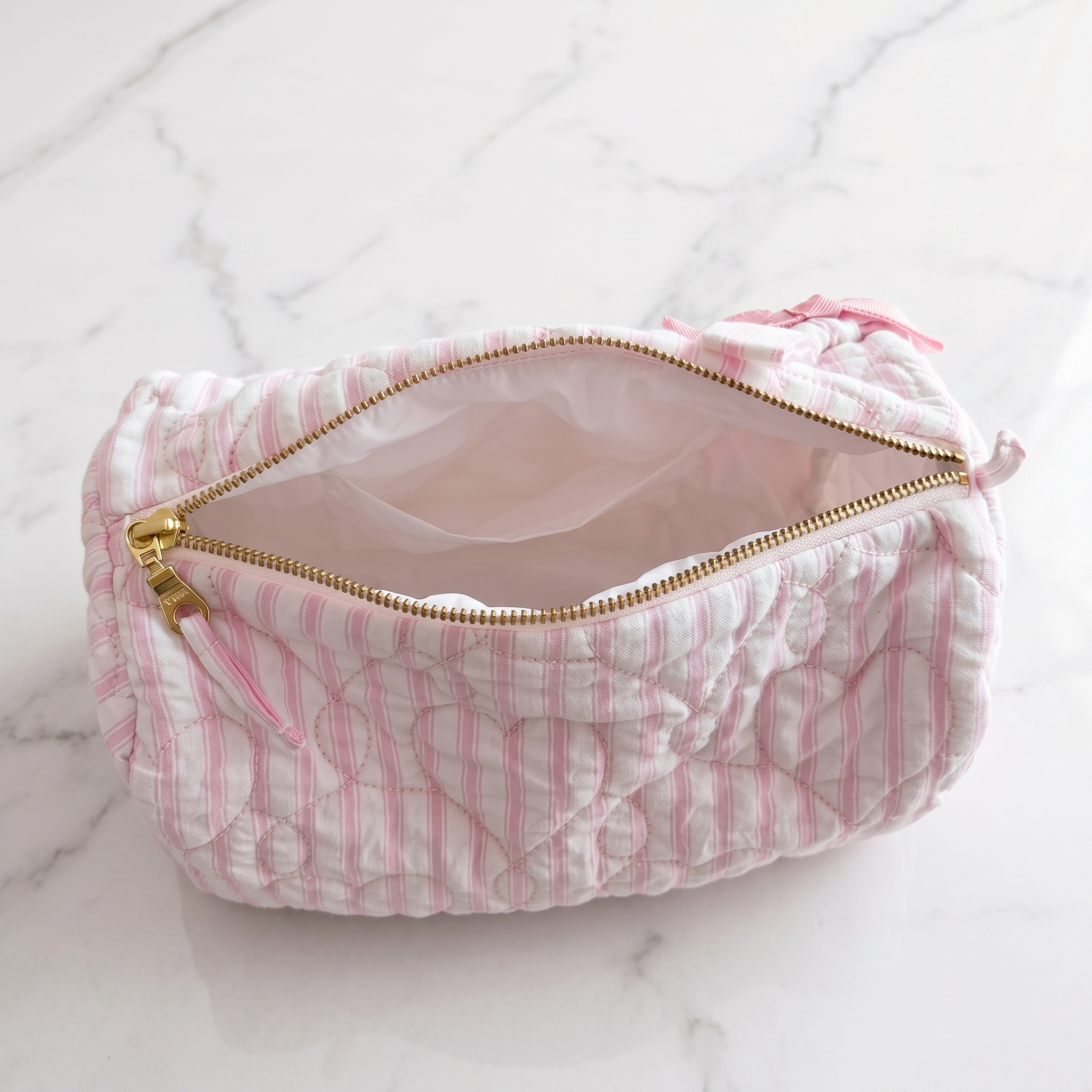 BLOOM COSMETIC BAG – Quilted Printed Cosmetic Pouch