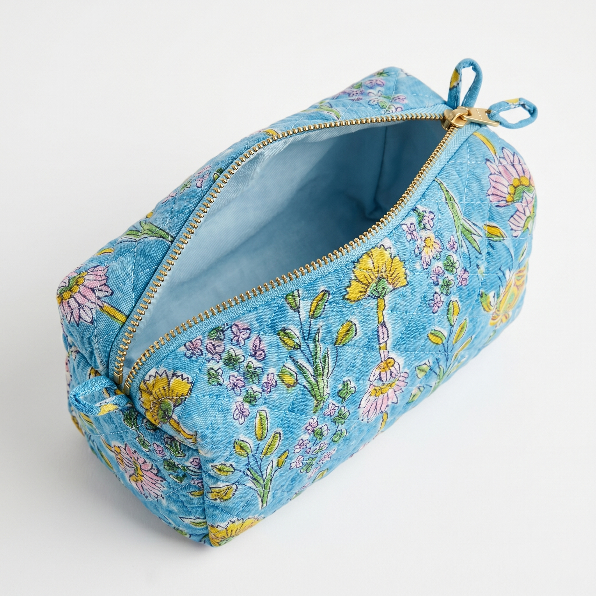 Cozy Carry Mini Pouch – Daisy Blue