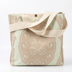 Blush Medallion Canvas Tote Bag