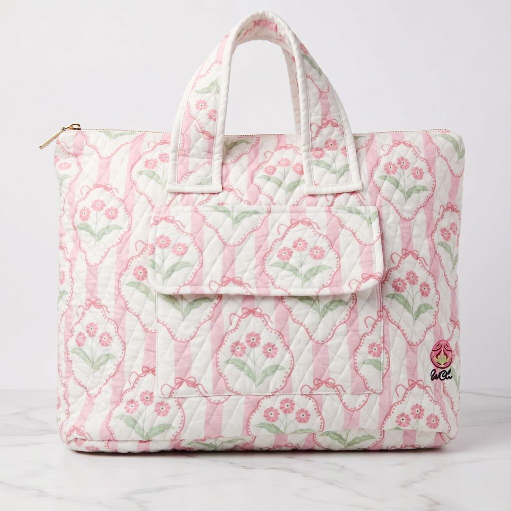 Duffle Bag – Quilted Printed Travel Bag