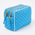 Royal Blue  Quilted Men’s Travel Kit