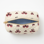 BLOOM COSMETIC BAG – Coquette Bow Makeup Pouch