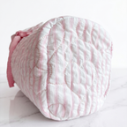 BLOOM COSMETIC BAG – Quilted Printed Cosmetic Pouch