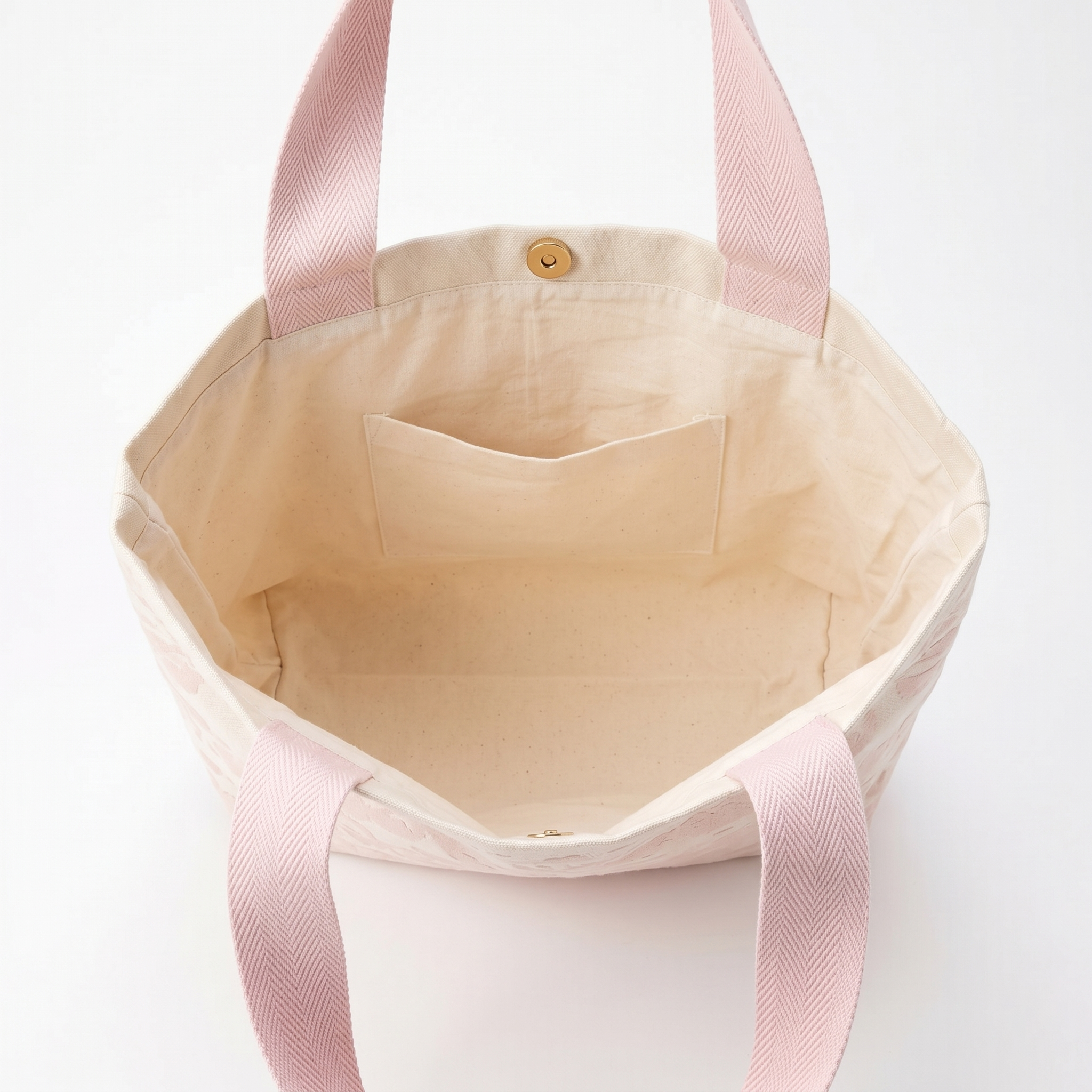 Blush Medallion Canvas Tote Bag