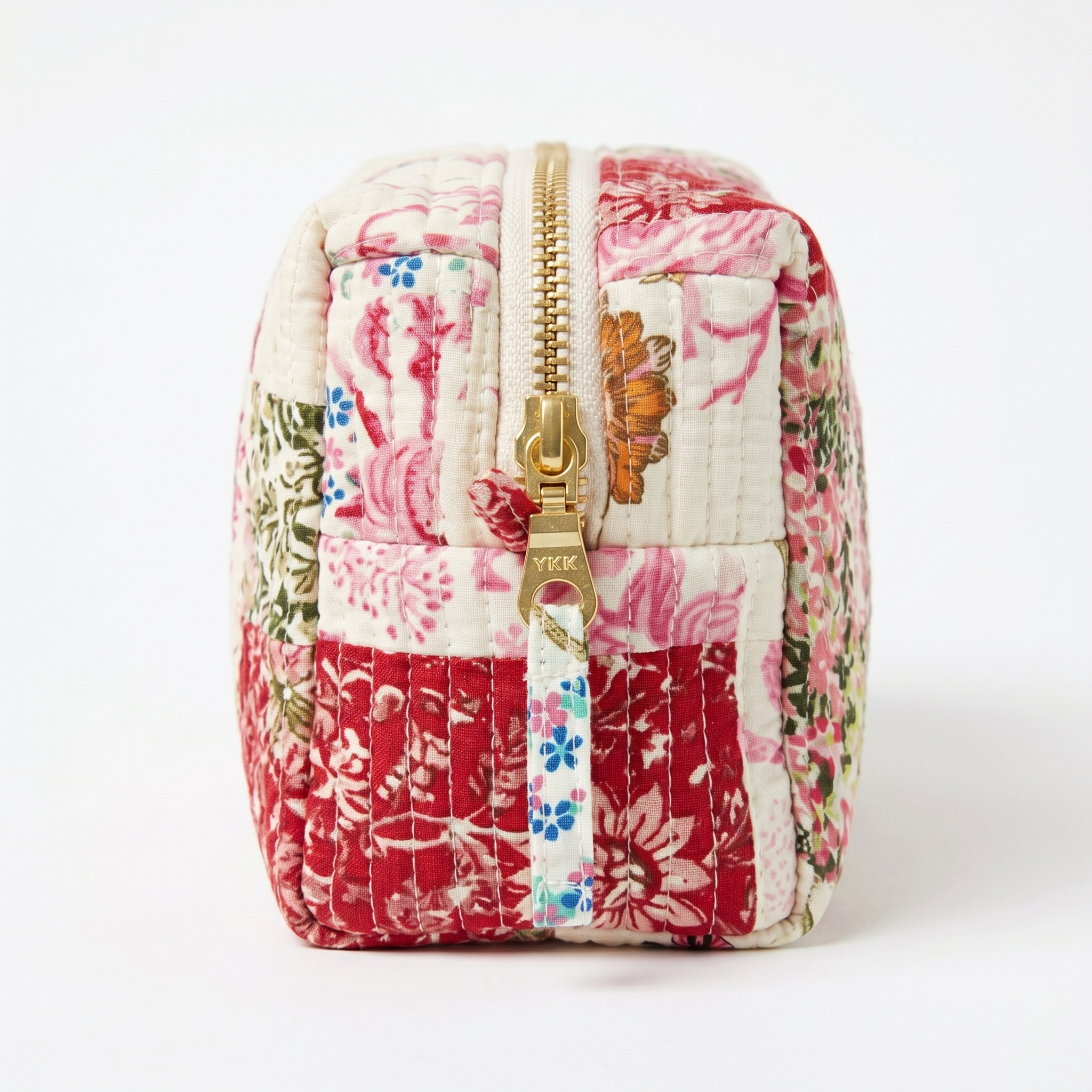 Cozy Carry Mini Pouch – Patchwork Rose