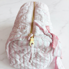 BLOOM COSMETIC BAG – Quilted Printed Cosmetic Pouch