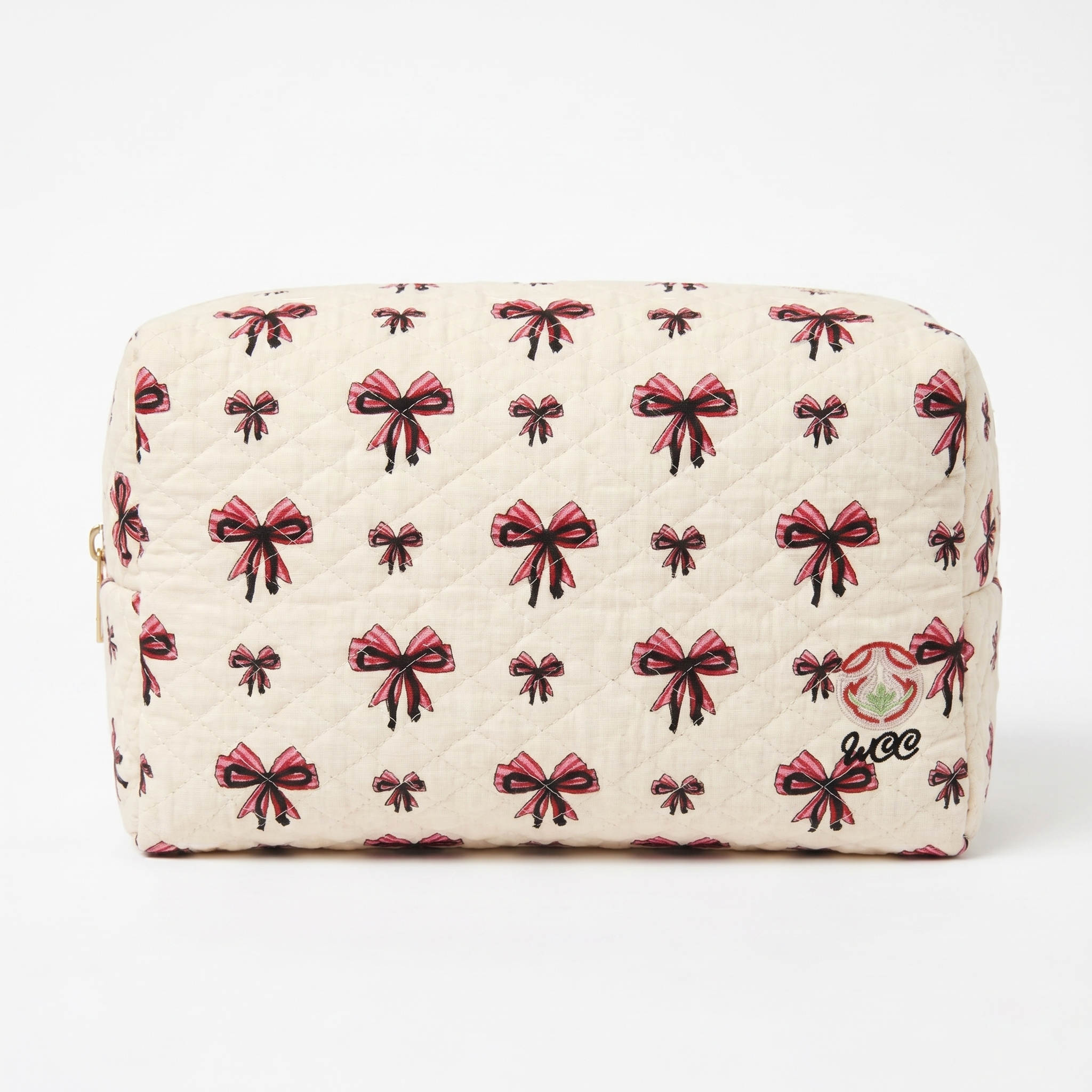 BLOOM COSMETIC BAG – Coquette Bow Makeup Pouch