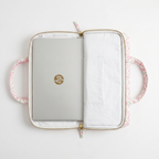 Blush Garden Quilted Laptop Bag