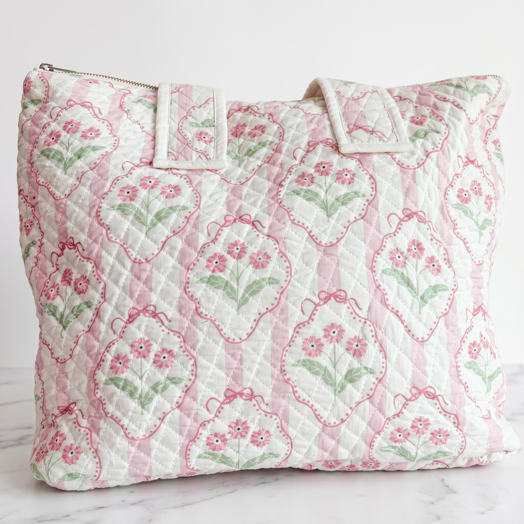 Duffle Bag – Quilted Printed Travel Bag