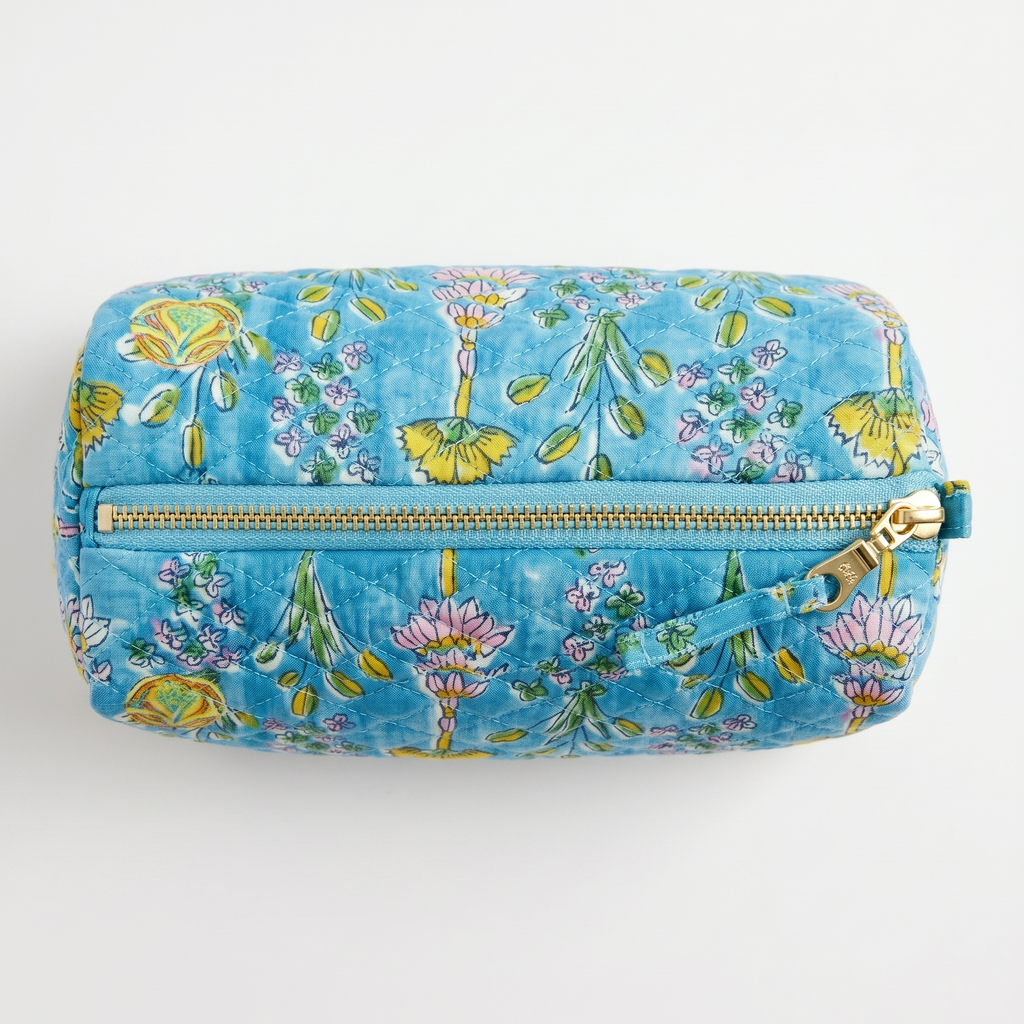 Cozy Carry Mini Pouch – Daisy Blue