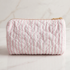 BLOOM COSMETIC BAG – Quilted Printed Cosmetic Pouch