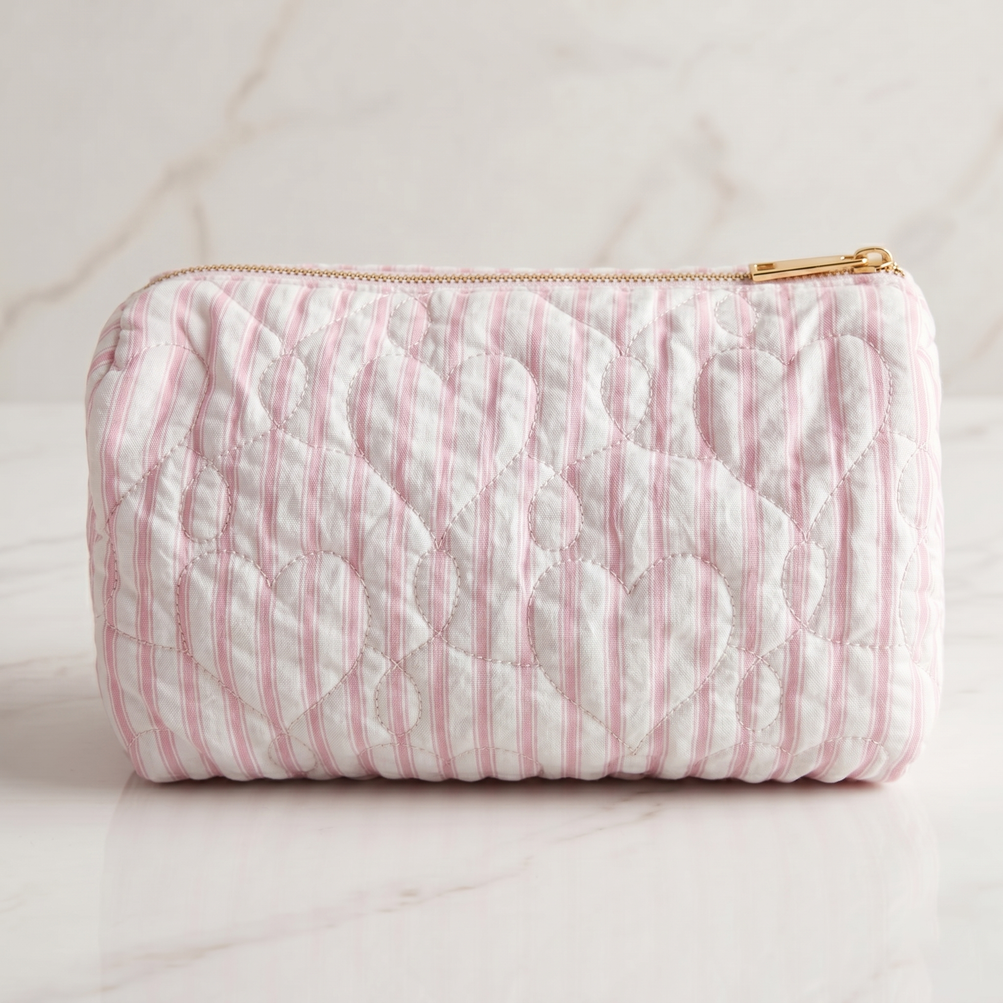 BLOOM COSMETIC BAG – Quilted Printed Cosmetic Pouch